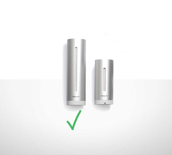 Netatmo - Support mural pour modules Welcome et station météo (grand)
